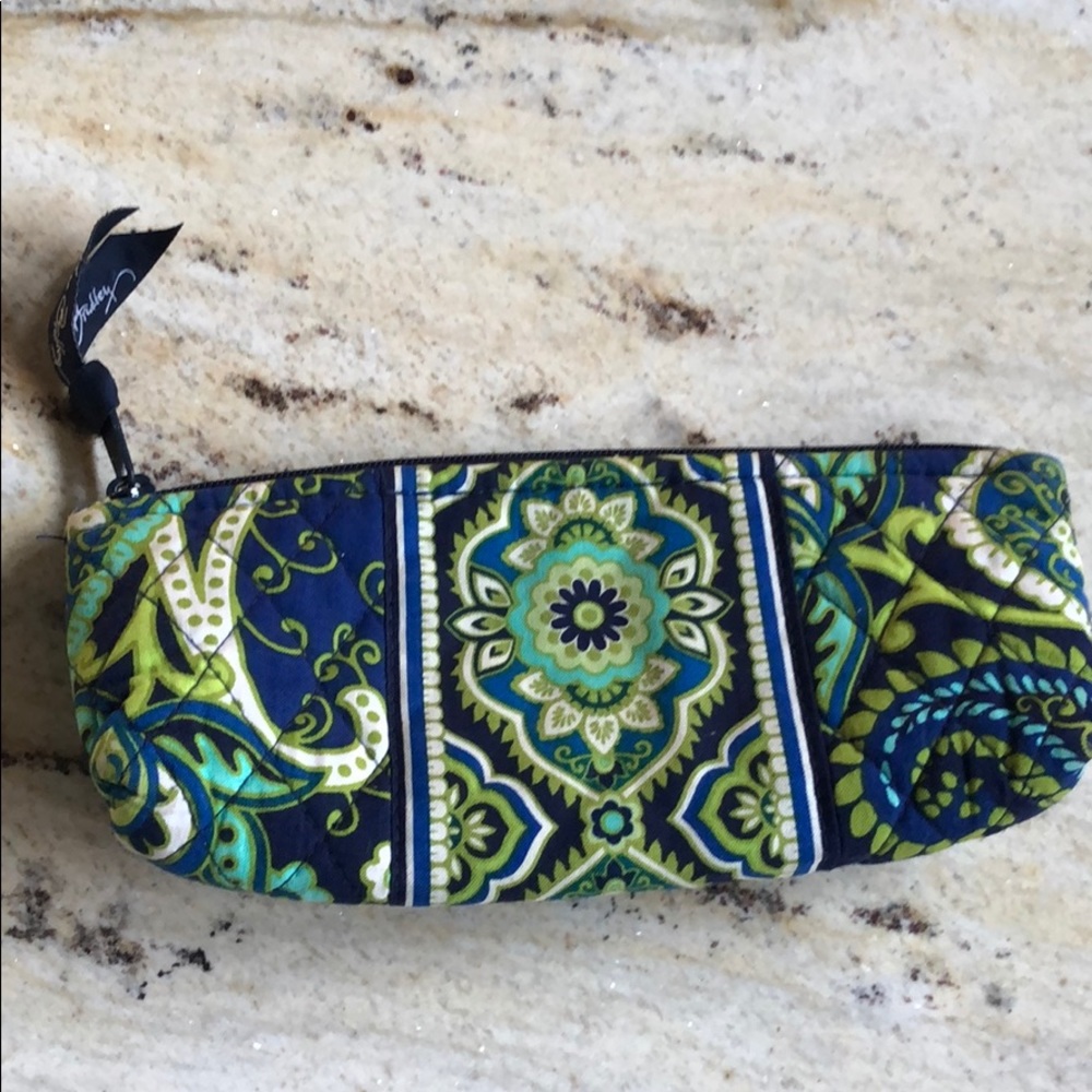 Vera Bradley green pencil case